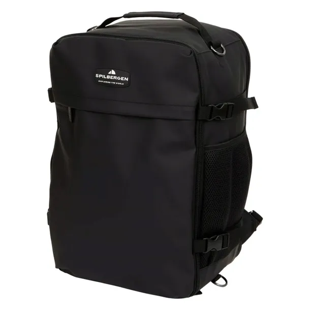 Plecak kabinowy walizka 40x25x20 cm 20l wodoodporna torba pod fotel CZARNY