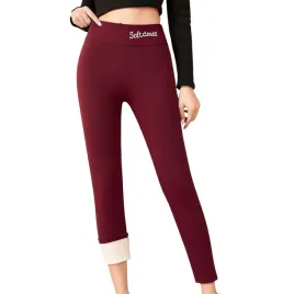 damskie-legginsy-termiczne-polarowe-cieple-elastyczne-kryjace-bordowe-xl