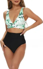 damskie-bikini-kostium-kapielowy-push-up-wyszczuplajacy-czarny-bialy-s