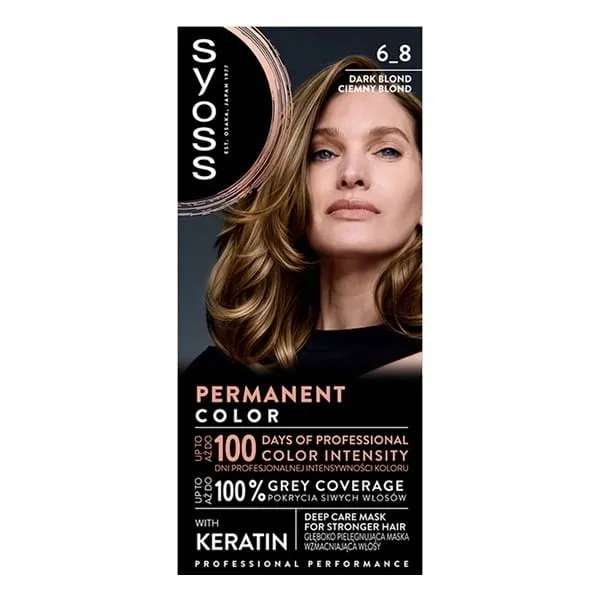 SYOSS FARBA SalonPlex 6-8 ciemny blond