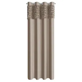 zaslona-140x250-roses-bezowa-ciemna-z-6-pasami-ozdobnych-roz-na-przelotkach