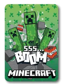 koc-polarowy-100x140-minecraft-boom-zielony-220g-m2-faro