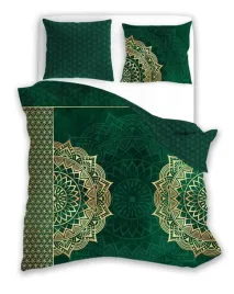 posciel-satynowa-160x200-pure-mandala-zielona-faro