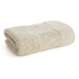 recznik-alba-50x90-bezowy-z-ozdobna-bordiura-przetykana-blyszczaca-nicia