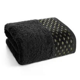 recznik-luiza-50x90-czarny-z-lsniaca-bordiura-500g-m2-frotte