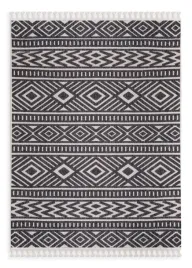 dywan-50x80-cm-linea-boho-ciemnoszary-kremowy-z-fredzlami-1400-g-m2