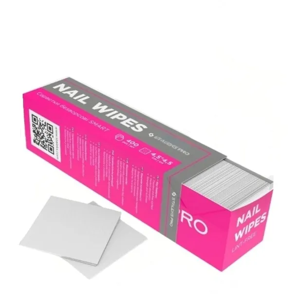 Bezpyłowe waciki do paznokci SMART 400 szt. WS-400 Staleks