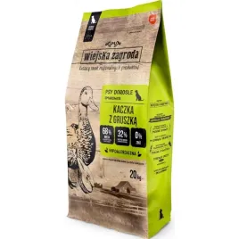 wiejska-zagroda-hipoalergiczna-sucha-karma-dla-psa-kaczka-z-gruszka-m-20-kg