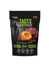 mokra-karma-dla-psow-tasty-dogs-life-jelen-90percent-saszetka-500-g
