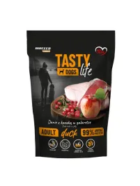 mokra-karma-dla-psa-biofeed-tasty-dog-life-kaczka-90percent-saszetka-500g