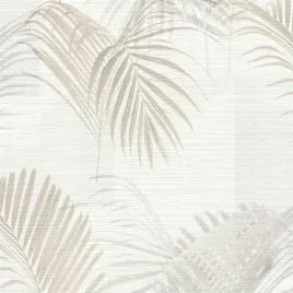 tapeta-winylowa-na-flizelinie-scienna-liscie-palmy-gruba-bezowa-szara