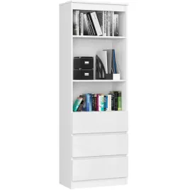 regal-stojacy-60-cm-do-biura-3-szuflady-3-polki-waski-bialy-bialy-polysk