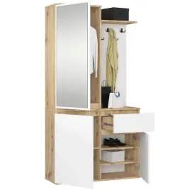 szafa-do-przedpokoju-z-lustrem-entro-95-cm-garderoba-wieszaki-artisan-biala