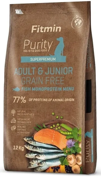 Fitmin dog Purity GF Adult&Junior Fish Menu - 12 kg SUCHA KARMA DL PSA