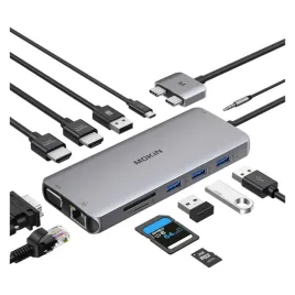 hub-usb-c-mokin-12w1-hdmi-dp-vga-rj45-pd-sd-usb-100w-4k