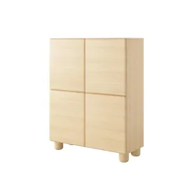 komoda-wysoka-100-cm-z-polkami-dab-vicenza-lomo