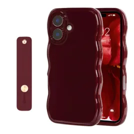 etui-nititop-iphone-16-plus-wino-czerwone-falowany-wzor-krecona-ramka