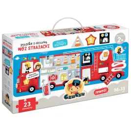 czuczu-puzzle-pojazdy-w-akcji-23-elementow-woz-strazacki