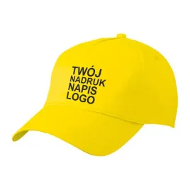 czapka-z-daszkiem-pieciopanelowa-zolta-z-twoim-nadrukiem-logo