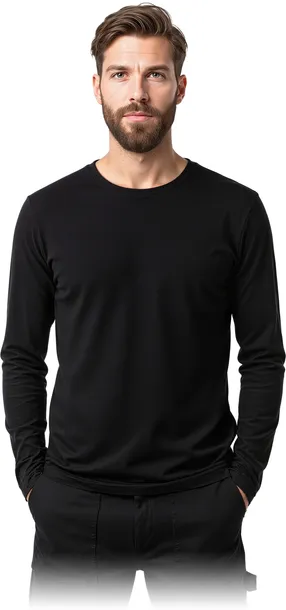 Koszulka męska t-shirt z bawełny, długi rękaw Reis LONGSLEEVE B r. XL