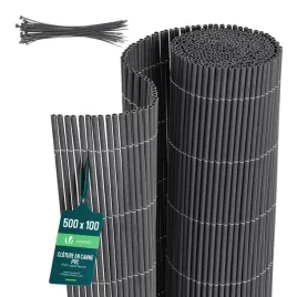 vounot-oslona-na-ogrodzenie-z-trzciny-pcv-mata-maskujaca-100x500-cm-antr