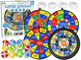 gra-zrecznosciowa-zestaw-gier-dart-tarcza-36-cm-pilki-na-rzepy-lean-toys