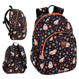 coolpack-toby-maly-plecak-szkolny-odblaski-gwizdek-szelki-kapibara-capybara