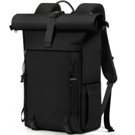 plecak-rainsmore-rolltop-czarny-na-17-calowy-laptop-turystyczny