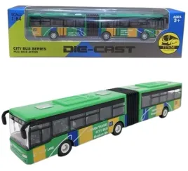 auto-metalowe-autobus-zielony-przegubowy-mechanizm-pull-back