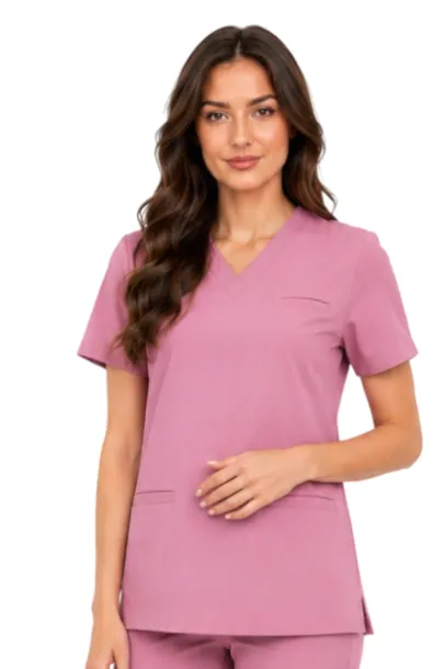 bluza-medyczna-brudny-roz-basic-premium-roz-l
