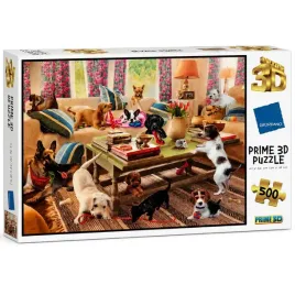 puzzle-3d-prime-500el-pieski-i-kotki-przy-stole-ukladanka