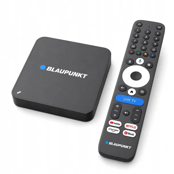 Odtwarzacz multimedialny Blaupunkt B-Stream 4K UHD Google TV WiFi 32 GB ROM
