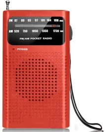 premes-radio-przenosne-czerwone-am-fm-bateryjne