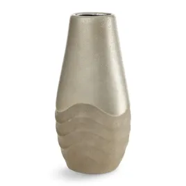 wazon-ceramiczny-sani-18x36-cm-bezowy-falisty-wzor