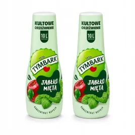 syrop-koncentrat-do-saturatora-wody-napoj-tymbark-jablko-mieta-500ml-x2szt