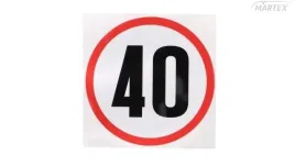 naklejka-ograniczenie-predkosci-40km-wymiar-naklejki-fi160-laminat-mtx-mtx-