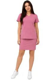 komplet-medyczny-ze-spodnica-brudny-roz-casual-premium-roz-3xl