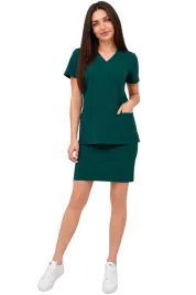 komplet-medyczny-ze-spodnica-zielona-butelka-casual-premium-roz-xs
