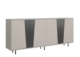 komoda-felix-200-cm-kaszmir-grafit-nowoczesna-4-drzwi