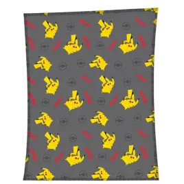 koc-pokemon-flanelowy-pikachu-szary-miekki-110x140-dekoracyjny