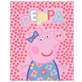 koc-flanelowy-peppa-pig-130x160-rozowy-z-duza-grafika-swinki