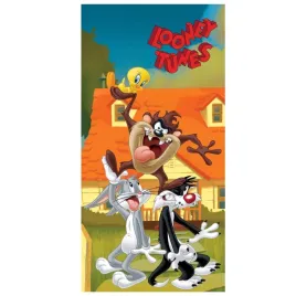 recznik-looney-tunes-70x140-bawelna-tweety-bugs-sylwester-taz-kolorowy