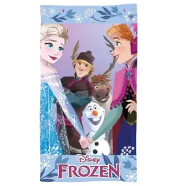 recznik-frozen-z-elsa-anna-olafem-bawelniany-kraina-lodu-kapielowy-plazowy