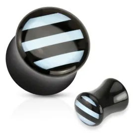 plug-akrylowy-8mm-swiecace-paski-tunel-piercing4u