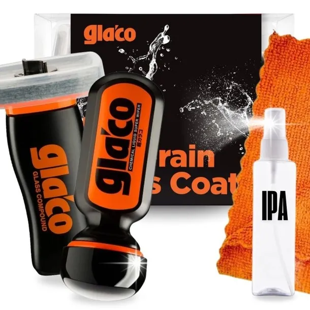 Soft99 Ultra Glaco SET Black Profesjonalny Duet do Szyb Gratis