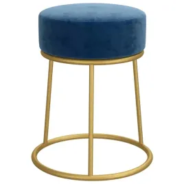 okragly-taboret-aksamitny-z-zelazna-podstawa-niebiesko-zloty-30x38-cm