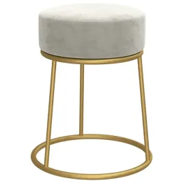 jasnoszary-okragly-taboret-aksamitny-z-zelazna-podstawa-30-x-38-cm