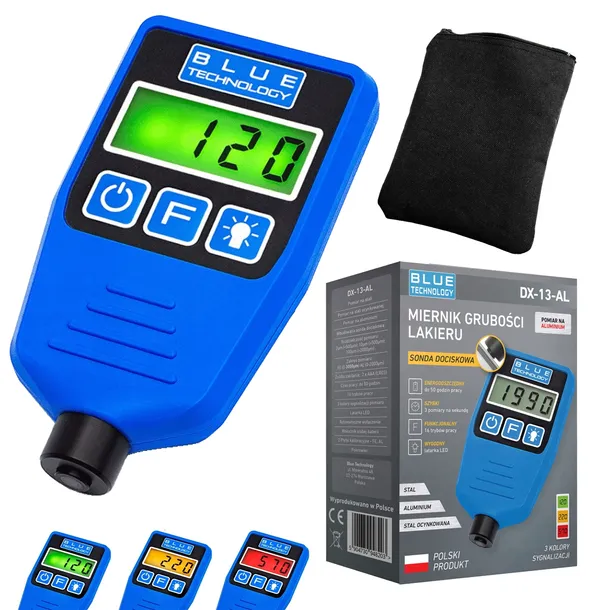 Miernik grubości lakieru Tester Blue Technology DX-13-AL stal i aluminium