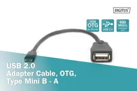kabel-adapter-usb-2-0-digitus-highspeed-otg-typ-miniusb-b-usb-a-m-z-czarny