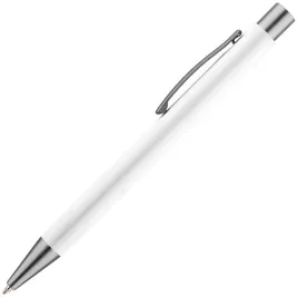 dlugopis-goma-bialy-matowy-metalowy-soft-touch-automatyczny-elegancki